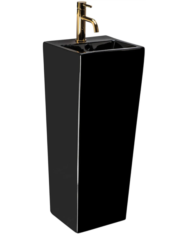Umywalka wolnostojąca Rea Kamila Black