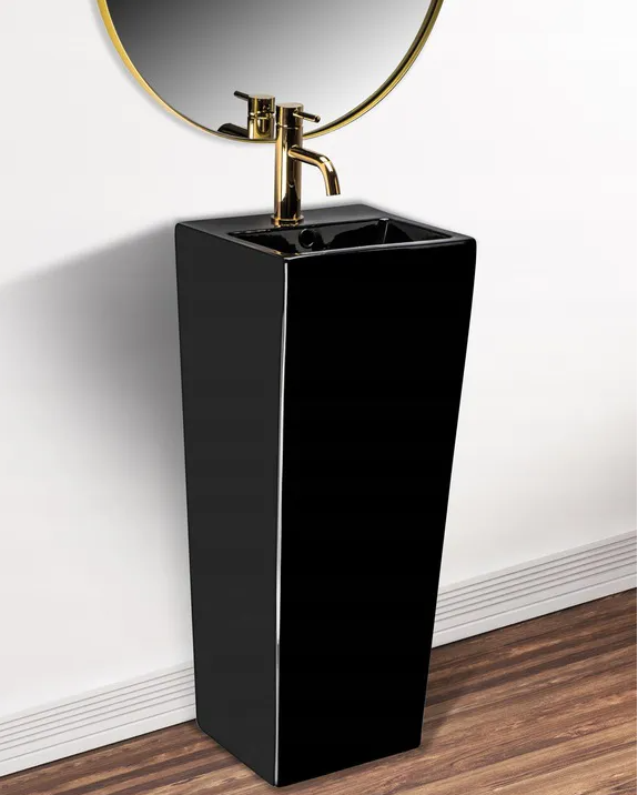 Umywalka wolnostojąca Rea Kamila Black