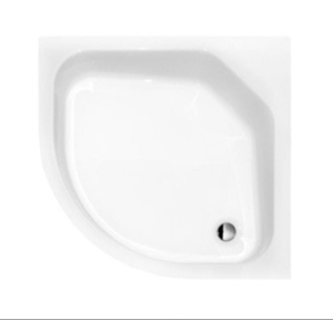 Brodzik półokrągły Besco Diper II 80 x 80 cm - DODATKOWO 5% RABATU NA KOD BESCO5 