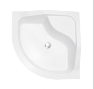 Brodzik półokrągły Besco Oliver II 90 x 90 cm - DODATKOWO 5% RABATU NA KOD BESCO5 