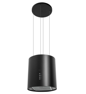 Okap kuchenny wyspowy FOCUS Tango Czarny Mat