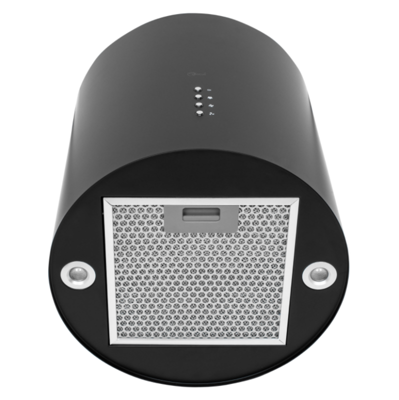 Okap kuchenny wyspowy FOCUS Tango Czarny Mat