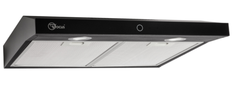 Okap kuchenny podszafkowy FOCUS Modo 50 Czarny