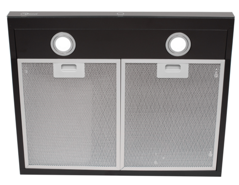 Okap kuchenny podszafkowy FOCUS Modo 50 Czarny