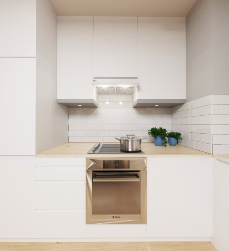 Okap kuchenny podszafkowy FOCUS Modo Biały