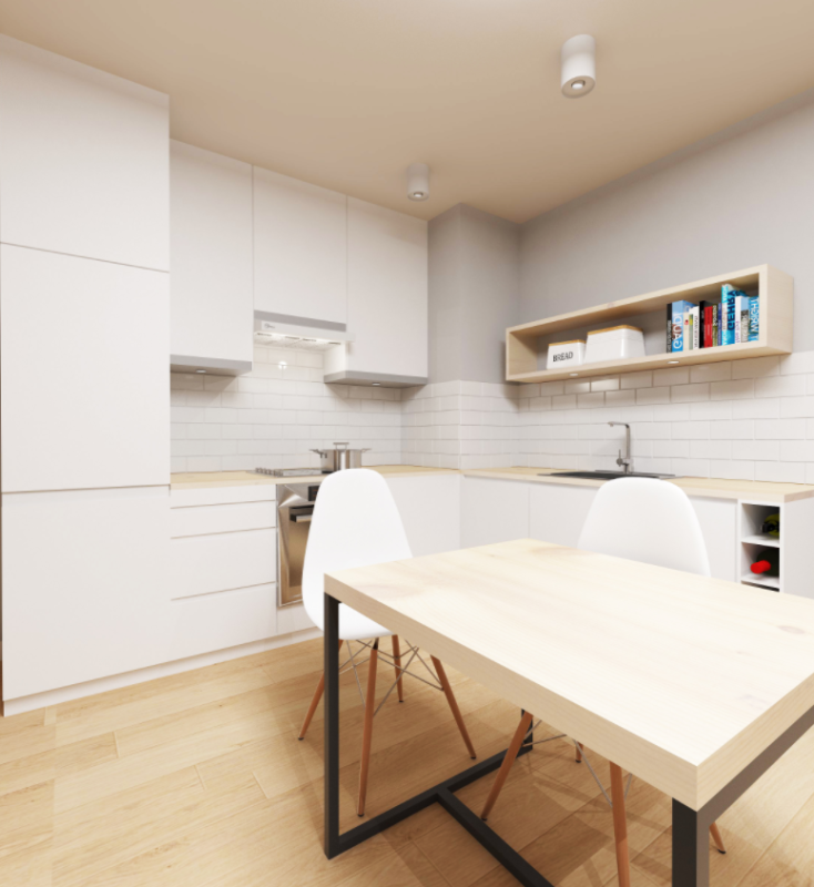 Okap kuchenny podszafkowy FOCUS Modo Biały