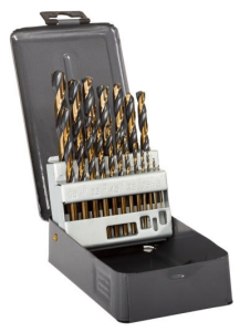 Wiertła do metalu HSS DIN 338 19 sztuk 1-10mm PROLINE 79219