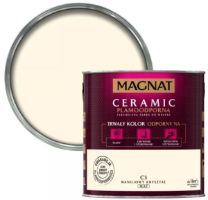 Farba ceramiczna Magnat Ceramic waniliowy kryształ C3 2.5L