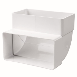 Kolano pionowe płaskie 55x110 Vents