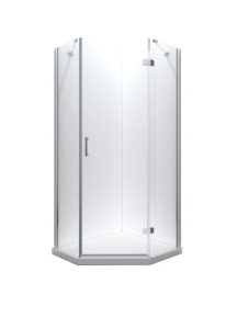Kabina prysznicowa Besco Viva pięciokątna 90 prawa - dodatkowo 5% RABATU na kod  BESCO5
