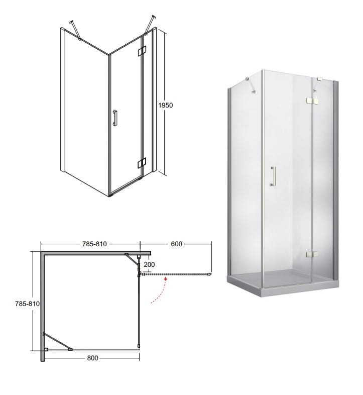 Kabina Viva kwad.80 P