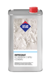 Impregnat do dekorów z gipsu i cementu ATLAS 1l