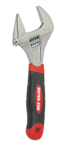 Klucz SUPER-EGO nastawny 8" szeroki zakres LOGO TOOLS 3.SE708L