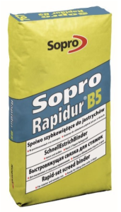 Spoiwo szybkowiążące do jastrychów Rapidur B5 767 SOPRO 25kg