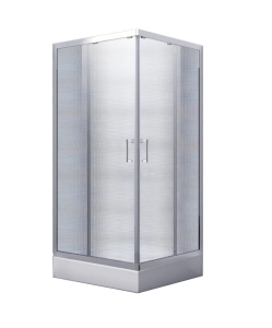 Kabina prysznicowa kwadratowa Besco Modern 90x90x165 szkło mrożone - dodatkowo 5% RABATU na kod  BESCO5