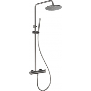 Deszczownica Deante Arnika Titanium z baterią mieszaczową 