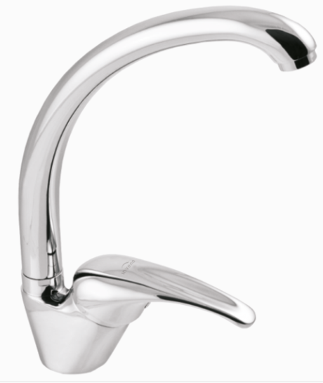 Bateria zlewozmywakowa z wylewką LUX Invena Inis chrom BZ-84-L01-L