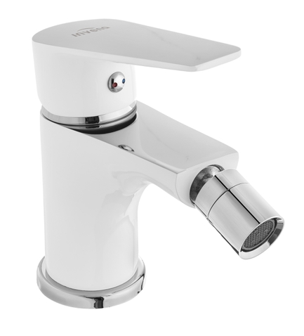 Bateria bidetowa Invena Dokos biały/chrom BB-19-002-V