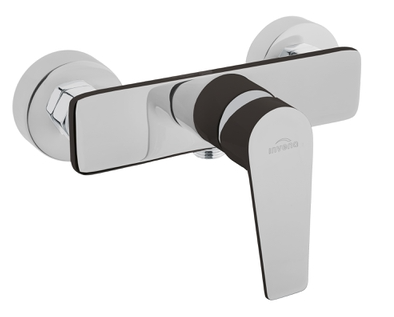 Bateria natryskowa Invena Dokos czarny/chrom BN-19-004-V