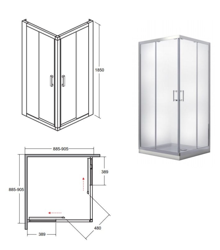 Kabina Modern 90 kwadrat