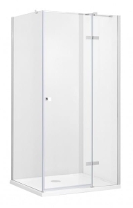 Kabina prysznicowa kwadratowa Besco Pixa 90x90 prawa - dodatkowo 5% RABATU na kod  BESCO5