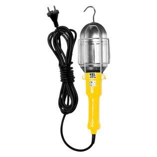 Lampa warsztatowa przenośna z hakiem i włącznikiem E-27 PLASTROL