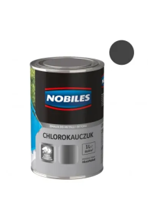 Farba, emalia Nobiles  chlorokauczuk  0,9L CZARNY 