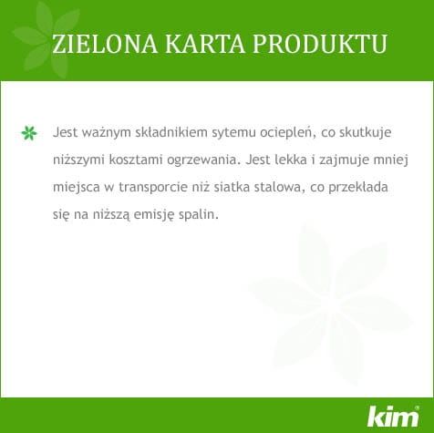 Zielona Karta -  siatka z włókna szklanego Toten SWS-160