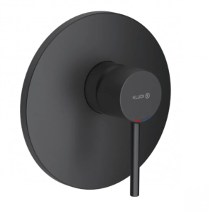 Bateria natryskowa podtynkowa Kludi Bozz czarny mat 386553976