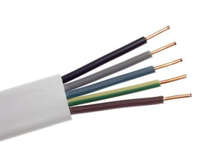 Przewód płaski YDYp 5x1.5 450/750V 1mb