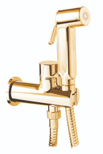 Bateria podtynkowa z mieszaczem do bidetu Palazzani Bidetta gold 12221553