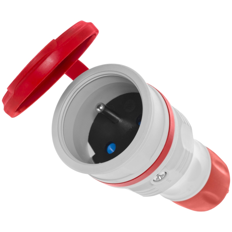 Gniazdo z klapką 2p+Z EXTREM GN-54 Plastrol