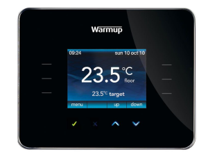 Termostat czarny Piano Black WARMUP 3iE PB