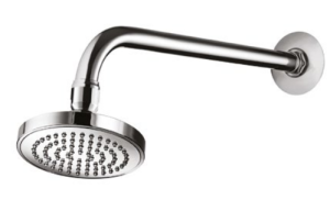 Deszczownica okrągła 100mm z ramieniem Palazzani Chrom 99268D610