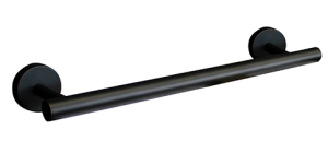 Wieszak na ręcznik pojedynczy 45 cm Palazzani Black Matt 9943M538