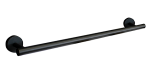 Wieszak na ręcznik pojedynczy 60 cm Palazzani Black Matt 9943M638