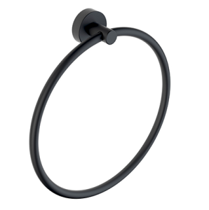 Wieszak okrągły na ręcznik Palazzani Black Matt 9943M738