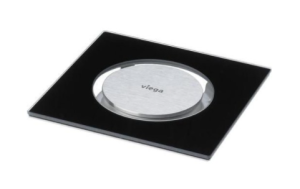 Ruszt szklany czarny Viega Advantix Visign RS5 617158