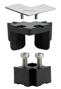 Zestaw montażowy kątowy matowy Viega Advantix 711788