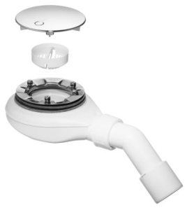 Syfon brodzikowy 90 mm niski Viega Tempoplex 801458