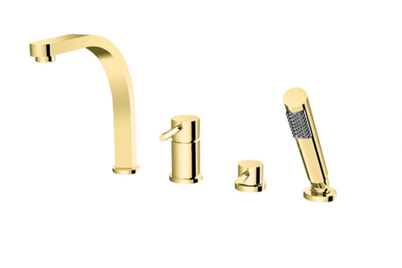 Bateria wannowa 4-otw. Decco złota