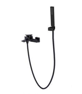 Bateria wannowa Besco Aspira czarny matt - dodatkowo 5% RABATU na kod  BESCO5