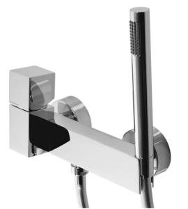 Zestaw prysznicowy z baterią Palazzani Track chrom 092027