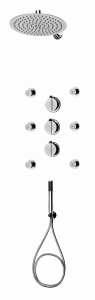 Zestaw prysznicowy podtynkowy Deante Cascada Multi NAC091T