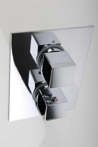 Bateria wannowa podtynkowa Palazzani Track chrom 412425