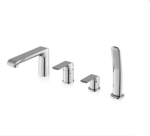 Bateria wannowa 4-otworowa Ravak Flat chrom