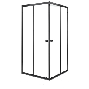 Kabina natryskowa Kerra Olga Sq Black kwadrat 80 cm