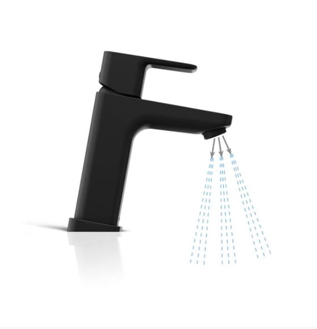 Bateria  umywalkowa 10 145mm black