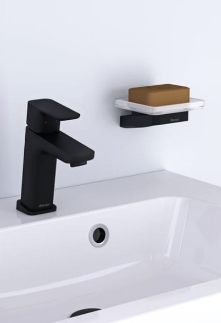 Bateria  umywalkowa 10 145mm black