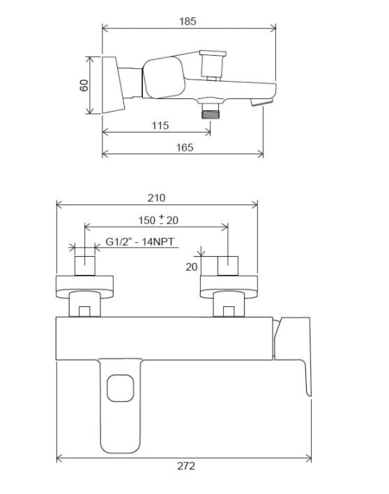 Bateria wannowa 10 free black